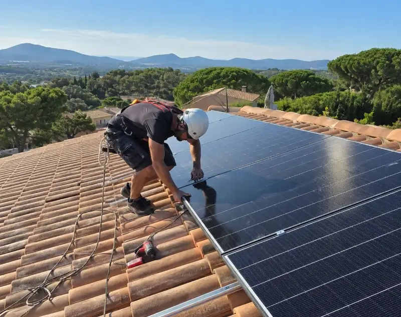 Installateur panneaux solaires Montagrier — pose photovoltaïque sur toiture