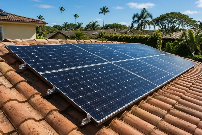 Installation de panneaux solaires à Montagrier